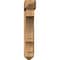 Ekena Millwork Balboa Arts and Crafts Smooth Bracket w/ Offset Brace, Western Red Cedar, 7 1/2"W x 34"D x 42"H BKT0806X34X42BOA03SWR - alternate 2